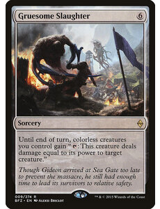 Magic: The Gathering Gruesome Slaughter (009) Damaged