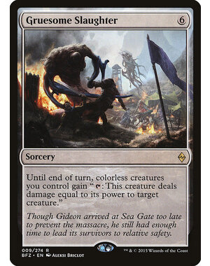Magic: The Gathering Gruesome Slaughter (009) Damaged