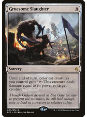 Magic: The Gathering Gruesome Slaughter (009) Lightly Played