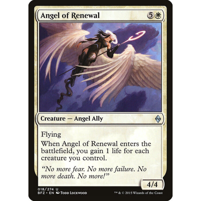 Magic: The Gathering Angel of Renewal (018) Heavily Played