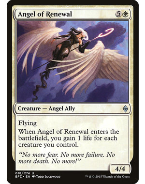 Magic: The Gathering Angel of Renewal (018) Moderately Played