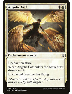 Magic: The Gathering Angelic Gift (019) Lightly Played
