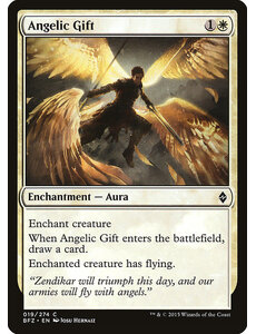 Magic: The Gathering Angelic Gift (019) Moderately Played