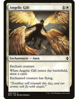 Magic: The Gathering Angelic Gift (019) Moderately Played