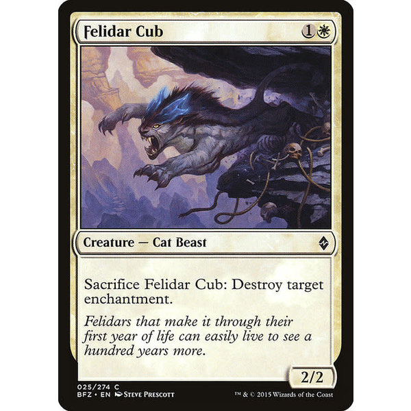 Magic: The Gathering Felidar Cub (025) Lightly Played