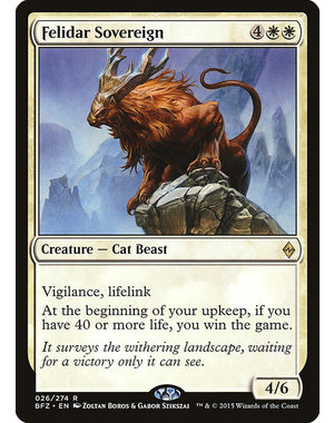 Magic: The Gathering Felidar Sovereign (026) Lightly Played Foil
