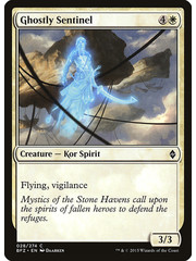 Magic: The Gathering Ghostly Sentinel (028) Moderately Played