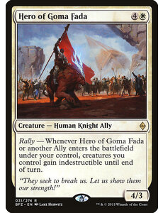 Magic: The Gathering Hero of Goma Fada (031) Lightly Played Foil