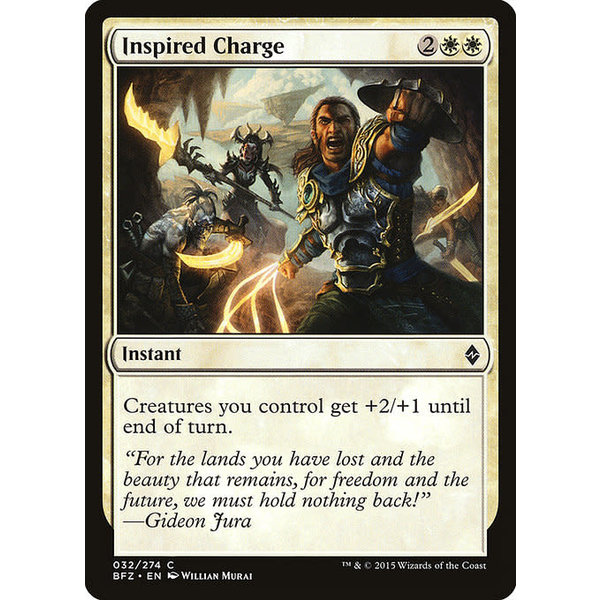 Magic: The Gathering Inspired Charge (032) Lightly Played