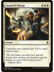 Magic: The Gathering Inspired Charge (032) Moderately Played Foil