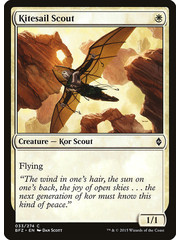 Magic: The Gathering Kitesail Scout (033) Moderately Played Foil