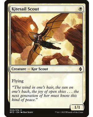 Magic: The Gathering Kitesail Scout (033) Moderately Played Foil