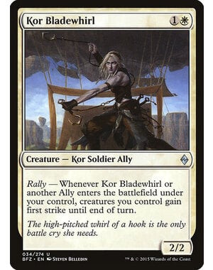 Magic: The Gathering Kor Bladewhirl (034) Moderately Played