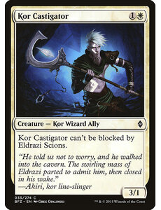 Magic: The Gathering Kor Castigator (035) Lightly Played