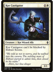 Magic: The Gathering Kor Castigator (035) Lightly Played Foil