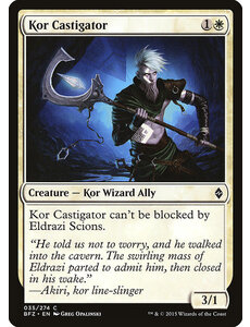Magic: The Gathering Kor Castigator (035) Lightly Played Foil