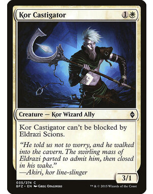 Magic: The Gathering Kor Castigator (035) Lightly Played Foil