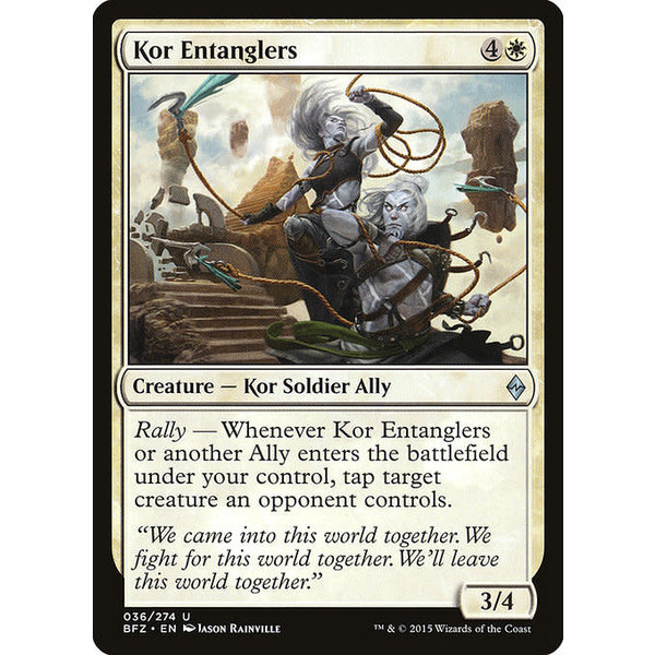 Magic: The Gathering Kor Entanglers (036) Lightly Played