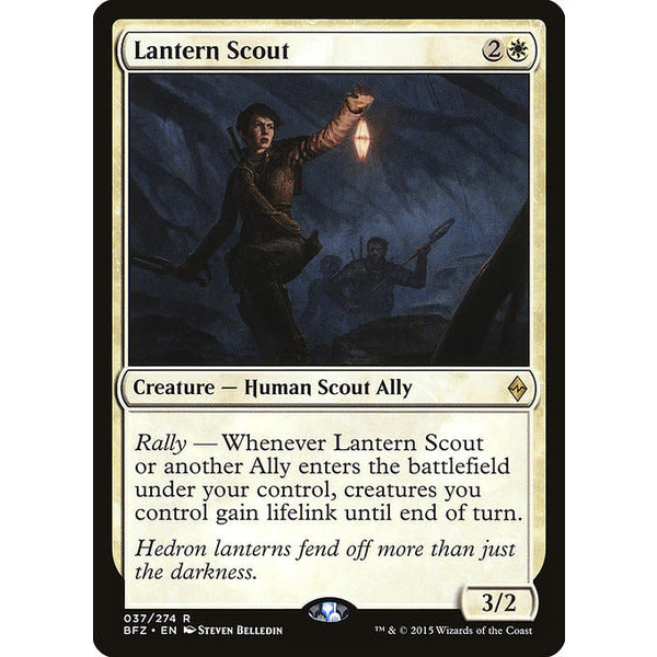 Magic: The Gathering Lantern Scout (037) Damaged