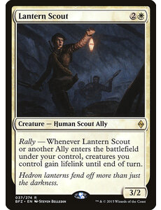 Magic: The Gathering Lantern Scout (037) Heavily Played