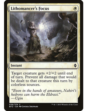 Magic: The Gathering Lithomancer's Focus (038) Moderately Played