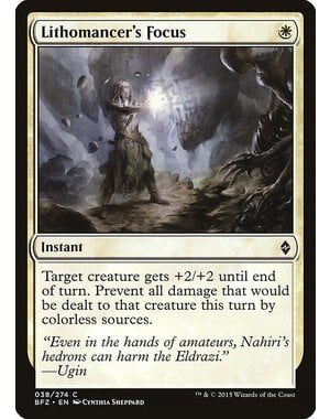 Magic: The Gathering Lithomancer's Focus (038) Moderately Played Foil