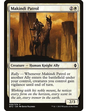 Magic: The Gathering Makindi Patrol (039) Moderately Played Foil