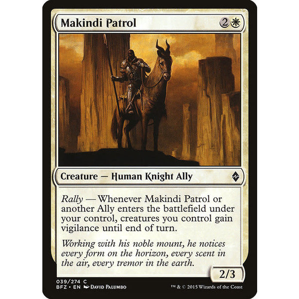 Magic: The Gathering Makindi Patrol (039) Moderately Played Foil