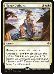 Magic: The Gathering Planar Outburst (042) Damaged