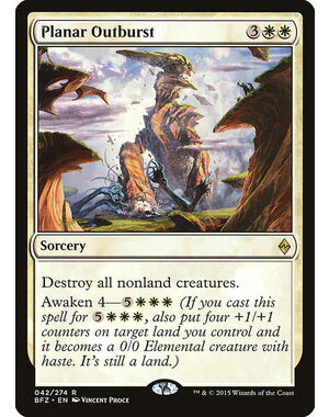 Magic: The Gathering Planar Outburst (042) Damaged