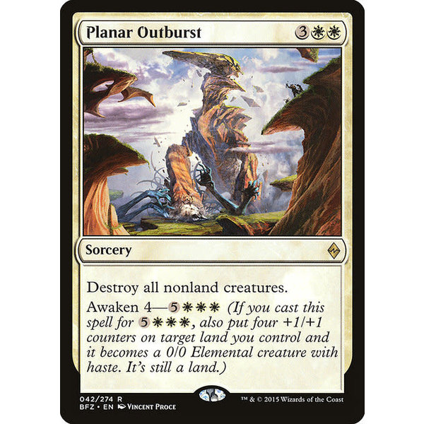 Magic: The Gathering Planar Outburst (042) Damaged