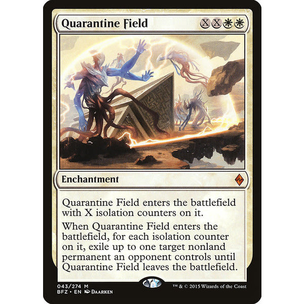 Magic: The Gathering Quarantine Field (043) Damaged