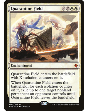 Magic: The Gathering Quarantine Field (043) Moderately Played Foil