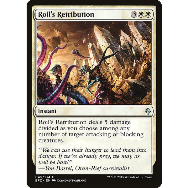 Magic: The Gathering Roil's Retribution (045) Damaged Foil