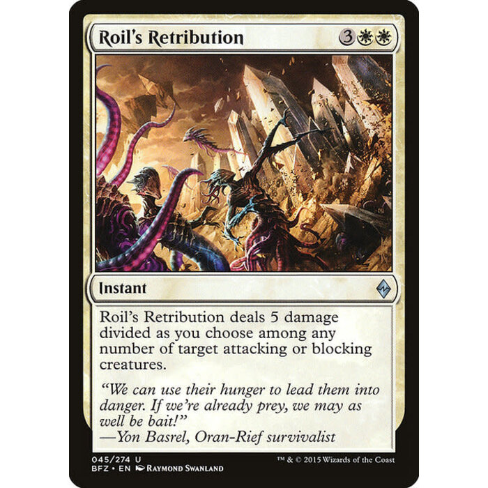 Magic: The Gathering Roil's Retribution (045) Damaged Foil