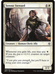 Magic: The Gathering Serene Steward (046) Lightly Played