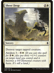 Magic: The Gathering Sheer Drop (048) Lightly Played