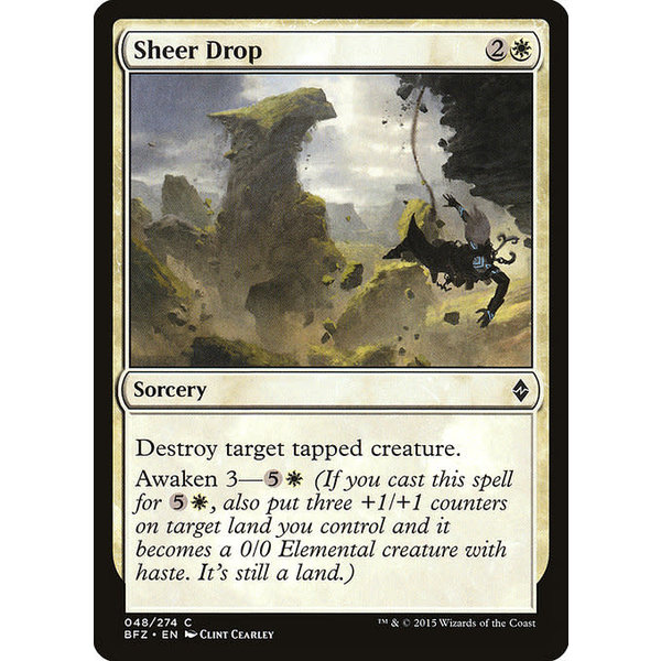 Magic: The Gathering Sheer Drop (048) Lightly Played