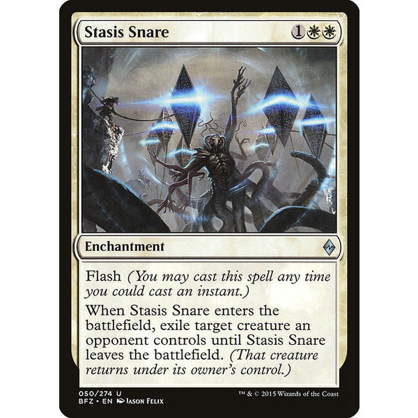 Magic: The Gathering Stasis Snare (050) Moderately Played Foil