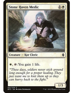 Magic: The Gathering Stone Haven Medic (051) Moderately Played