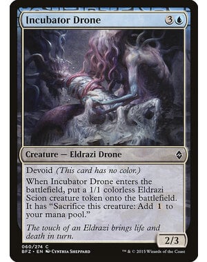 Magic: The Gathering Incubator Drone (060) Moderately Played