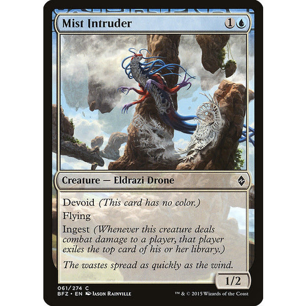 Magic: The Gathering Mist Intruder (061) Moderately Played
