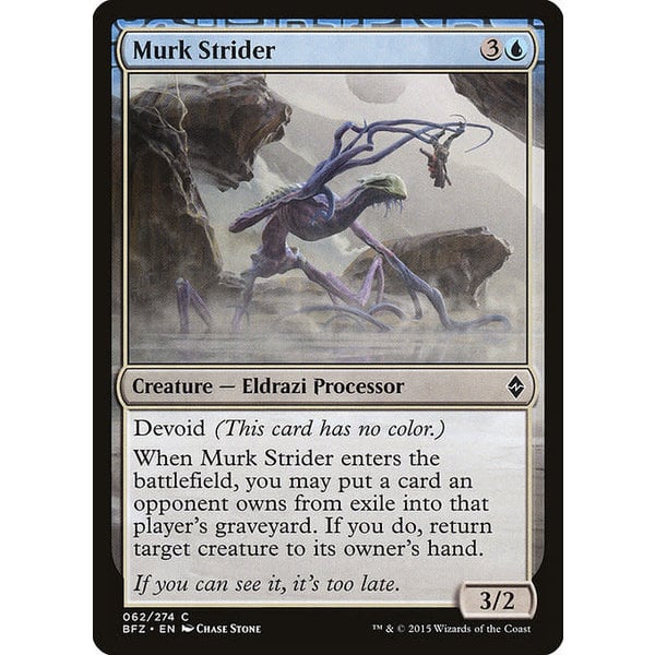 Magic: The Gathering Murk Strider (062) Moderately Played