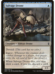 Magic: The Gathering Salvage Drone (065) Moderately Played