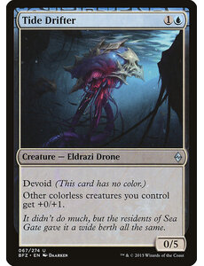 Magic: The Gathering Tide Drifter (067) Moderately Played
