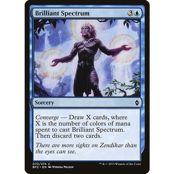 Magic: The Gathering Brilliant Spectrum (070) Moderately Played Foil