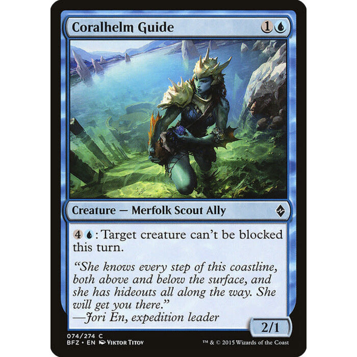 Magic: The Gathering Coralhelm Guide (074) Heavily Played