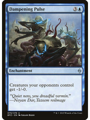 Magic: The Gathering Dampening Pulse (075) Lightly Played