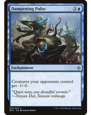 Magic: The Gathering Dampening Pulse (075) Moderately Played Foil