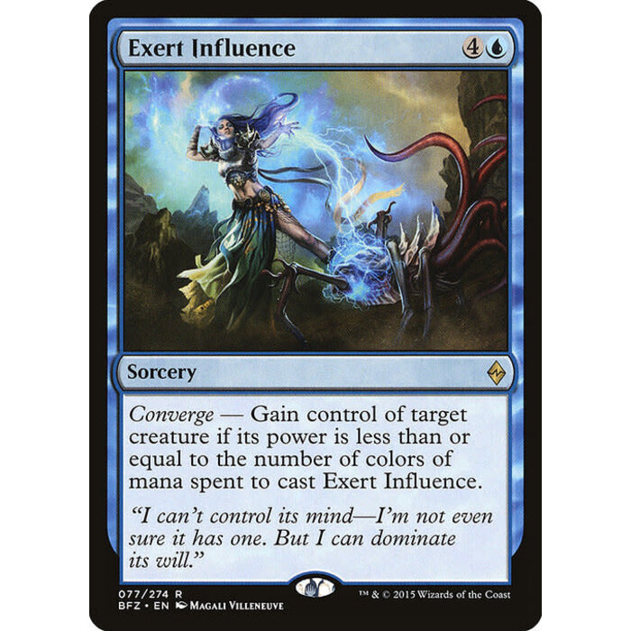 Magic: The Gathering Exert Influence (077) Moderately Played